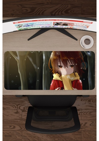 Erased Anime V4 - 70x30 Xl Gaming Kauçuk Kaymaz Taban Mouse Pad Fare Altlığı