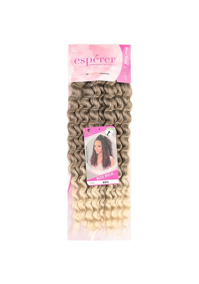 Nice Bulk Afro Su Dalgası / Küllü Kahve / Platin Ombreli - Ybve-739941 Karışık - Çok Renkli