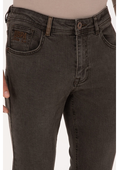 U.S. Polo Assn. Erkek Kahverengi Slim Fit Jean Pantolon 50308279-dn0031