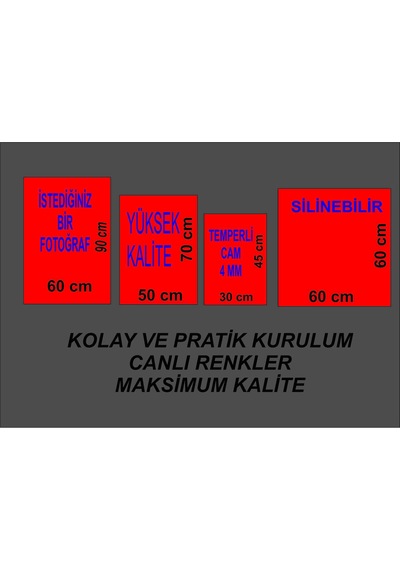 Muhteşem Antika Anahtar Temperli Cam Üzerine Tablo Sevgilinize Yılbaşı