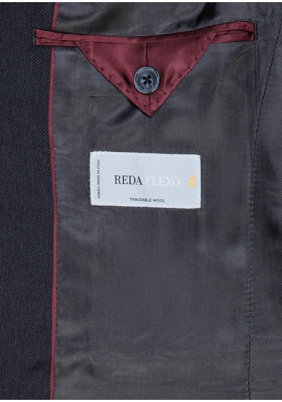 Ramsey Antrasit Düz Modern Fit %100 Yün Takım Elbise
