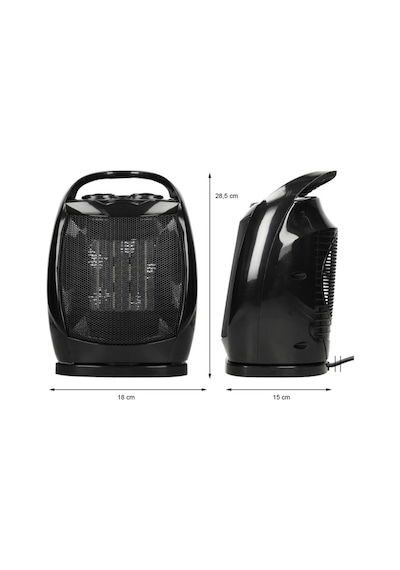 Simtech KM-1716-A 1500 W Fanlı Seramik Isıtıcı