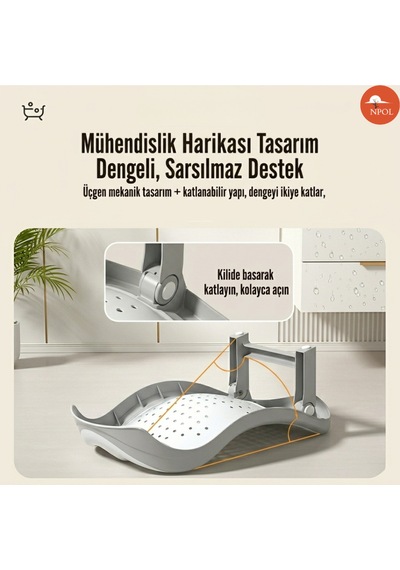 Bebek Banyo Şezlongu - Bebek Yıkama Koltuğu