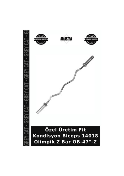Özel Üretim Fit Kondisyon Biceps 14018 Olimpik Z Bar Ob-47"-z