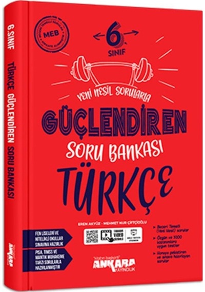 6. Sınıf Türkçe Güçlendiren Soru Bankası Soru Ankara Yayıncılık