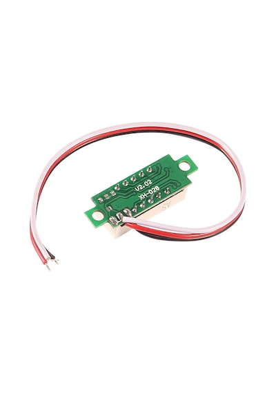 Alkatronik-Voltmetre 0.28' 0-100V Mavi 3 Telli Dijital Led Gösterge Voltaj