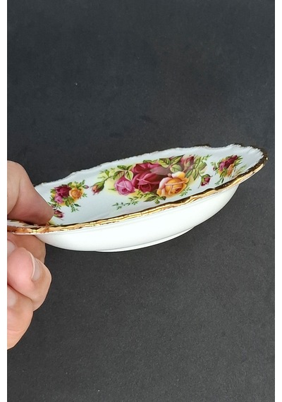 Old Country Mini Sunum Tabağı 14cm Kırmızı