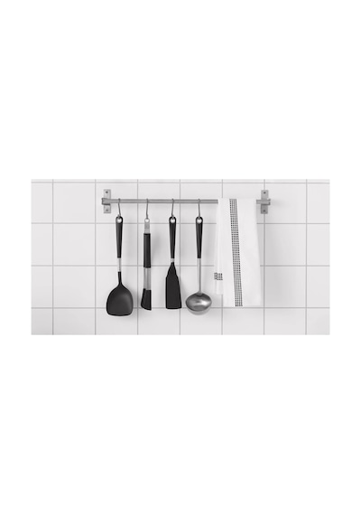 Ikea 365+ Hjälte Çorba Kepçesi 34 Cm Krom-siyah