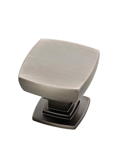 Pirinç Saten Nikel Webber Mutfak Hardware Dolap Tokmak, Gümüş, P29542k-904-b
