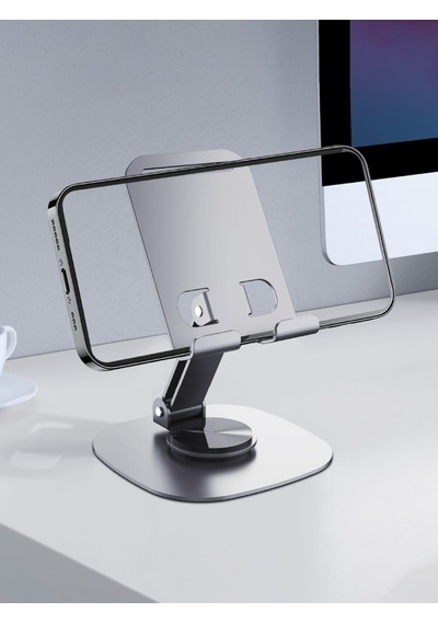 Yüksek Kaliteli Metal Katlanabilir 360 Dönebilen Ayarlanabilr Telefon Tutucu Masa Üstü Tablet Standı 02 Diğer