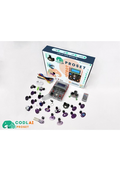 Codlaı Proset Profesyonel Robotik Kodlama Eğitim Seti - Esp32 Iot İleri Seviye Stem Tam Teşekküllü Kit - Kozmik Mor