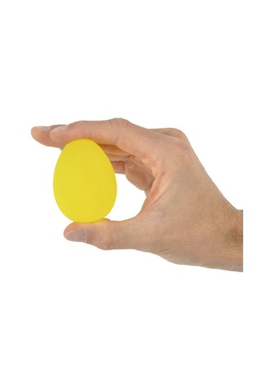 Egg - Silikon El Egzersiz Topu Sarı - Hafif Direnç