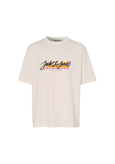 Bej Jack & Jones Erkek T-shirt 12255650 001