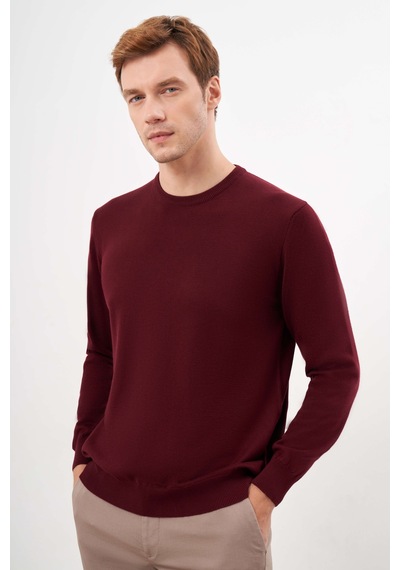 Morven Erkek Koyu Bordo Basic Bisiklet Yaka Dynamic Fit Rahat Kesim Triko 25kc017001752 Koyu Bordo Morven Erkek Koyu Bordo Basic Bisiklet Yaka Dynamic Fit Rahat Kesim Triko 25kc017001752 Koyu Bordo