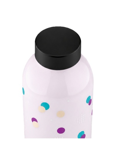 Mamawata Bubbles Paslanmaz Çelik Termos Matara 470 Ml Sızdırmaz Yalıtımlı Suluk Açık Pembe