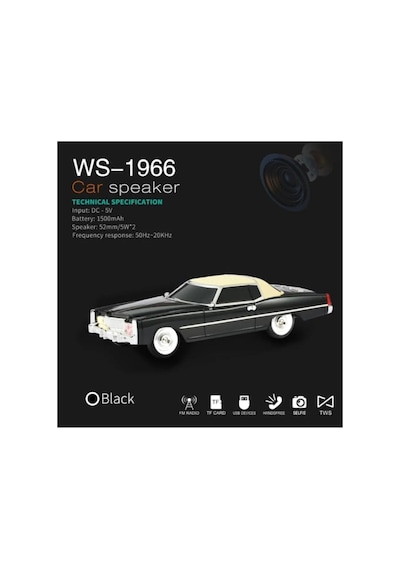 Wster Ws-1969bt Oto Muzik Calar