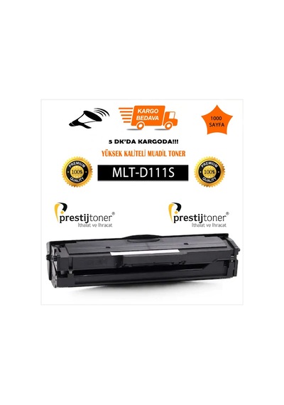 Samsung Sl-M2070/ 2020 Mlt-D111L Uyumlu Toneri Chıplı 1800 Sayfa