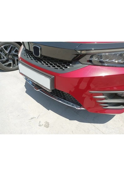 Autogp Honda City Uyumlu Ön Tampon Alt Çıtası Krom 2021+