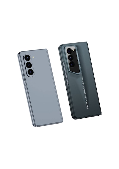 Galaxy Z Fold 6 Kılıf Ultra İnce Kamera Korumalı Sert Rubber Kılıfist Procase Kılıf Titanyum-Gri