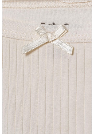 Babycosy Organic Wear Bebek 2li Askılı Zıbın Body %100 Organik Pamuk - Bebek Ve Yenidoğan Serisi - Csym31123 Ekru