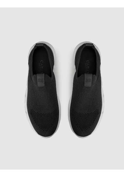 Cabani Yüksek Tabanlı Siyah Erkek Sneaker