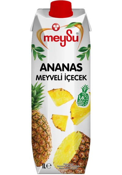 Meysu Ananas Meyveli İçecek 1 Lt X 6 Adet