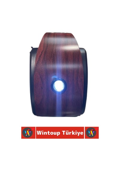 Premium Retro Dekoratif Speaker Ahşap Görünüm Led Işık Nostaljik Şömine Tasarımlı Bluetooth Hoparlör