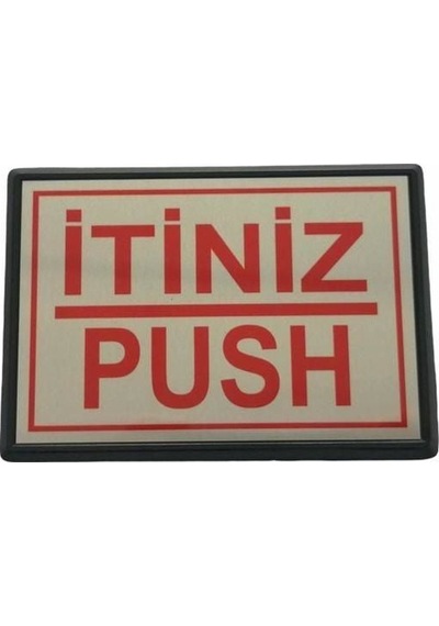 Cemax Yönlendirme Küçük İtiniz Push 10x7 Cm
