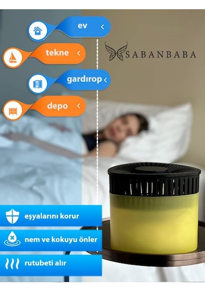 Saban Rutubet Giderici Nem Alma Cihazı Üçgen Kokulu Kokusuz Vanilya Diğer