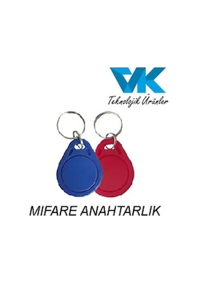 Mifare Anahtarlık 13,56 Mhz Mavi Renk 200 Adet
