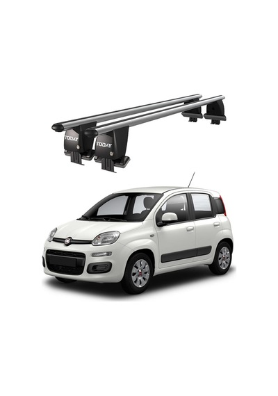 Fiat Panda 199 2012 Ve Sonrası Oluksuz Kilitli Ara Atkı Port Bagaj Tavan Barı