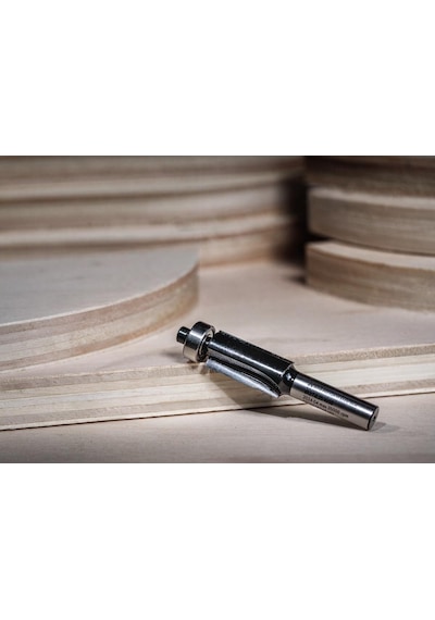 Bosch Pro 19x25.4 Mm Alt Rulmanlı Gömme Trim Freze Ucu 2608629675