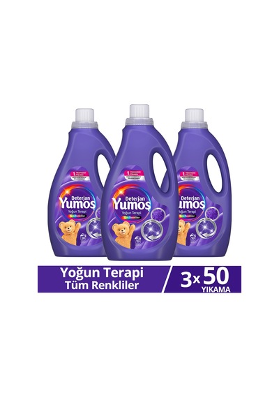 Yumoş Sıvı Bakım Deterjanı 2500 Ml Tüm Renkler İçin X3 Diğer