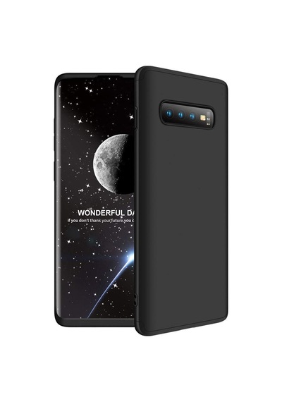 Samsung Uyumlu Galaxy S10 Kılıf 3 Parçalı 360 Tam Korumalı Gkk Kapak
