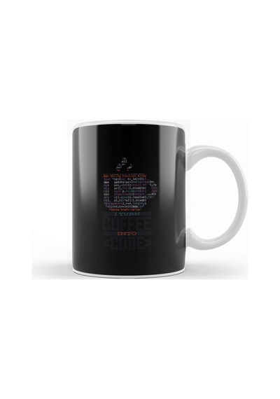 Coffee Coding Kupa Bardak Porselen Karışık