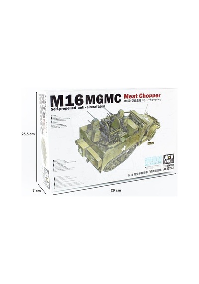 Afv Club Af35203 1/35 Ölçek, M16 Yarı Paletli Uçaksavar, Plastik Model Kiti-51346