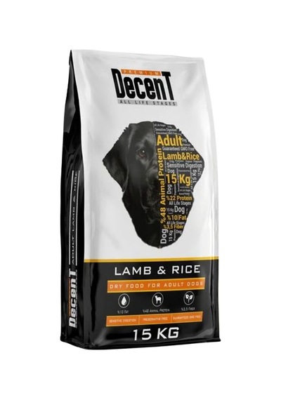 Yetişkin Köpekler Için Kuzulu Ve Pirinçli Kuru Mama 15kg.