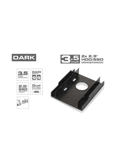 Dark Dk-ac-da35x25 2.5" & 3.5" Harddisk Çevirici Ssd Ve Notebook Harddiskleri -211652