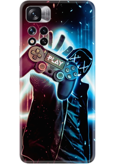Xiaomi Redmi Note 11 Pro Kılıf Silikon Desen Özel Seri Play Me 1757