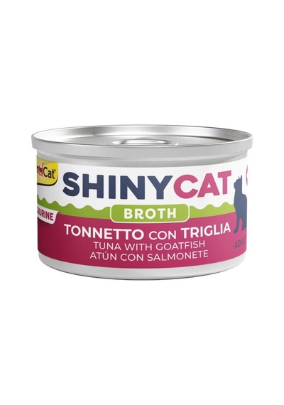 Gimcat Shinycat Sos İçinde Ton Ve Barbun Balıklı Kedi Konserve Maması 70 Gr