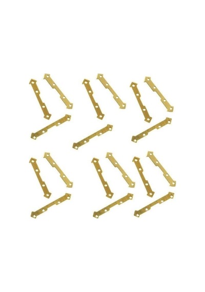 Occre 17037 Düz Menteşe 2.5x15 Mm. Prinç, 20 Adet-55329