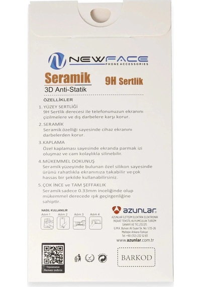 Xiaomi Redmi 9 3d Antistatik Mat Seramik Nano Ekran Koruyucu