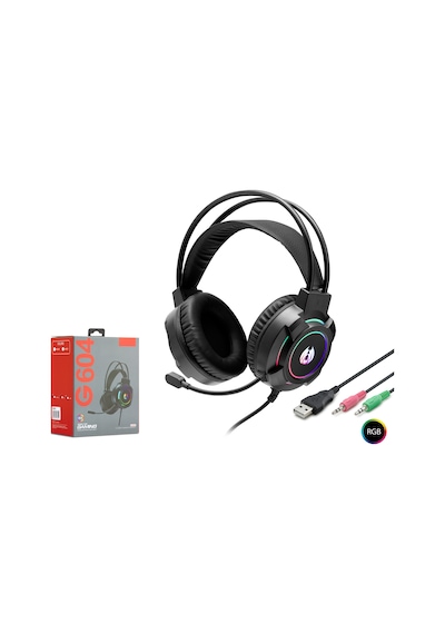 Hadron G604 RGB Kablolu Oyuncu Kulaklığı