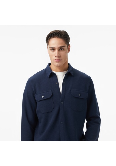 Nautica Erkek Lacivert Classic Fit Gömlek Düz W57437t Lacivert