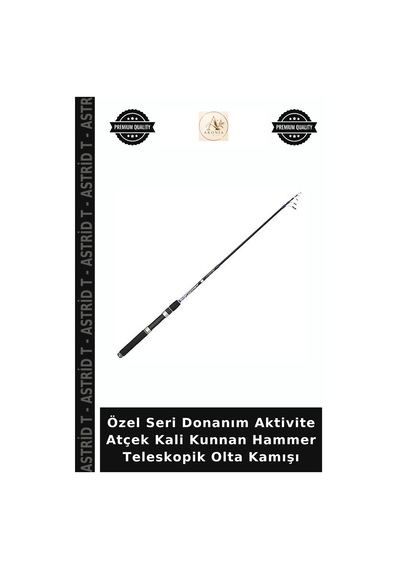Özel Seri Donanım Aktivite Atçek Kali Kunnan Hammer Teleskopik Olta Kamışı 175cm/5-25gr