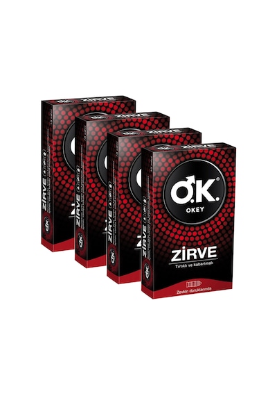 Okey Zirve Prezervatif 10'lu x 4