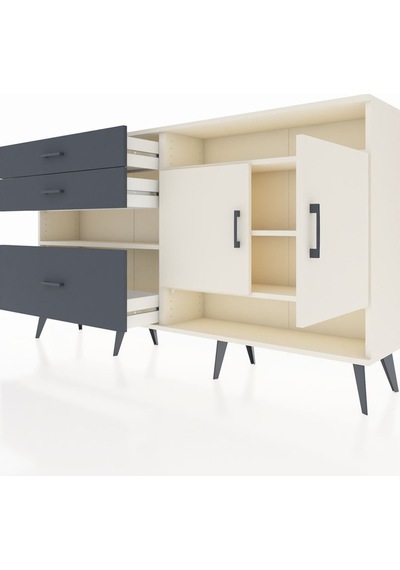Arges Konsol 4 Raflı 3 Çekmeceli 2 Kapaklı 176x30x99 Aytaşı-aytaş Aytaşı-aytaşı/antrasit Arges Konsol 4 Raflı 3 Çekmeceli 2 Kapaklı 176x30x99 Aytaşı-aytaş Aytaşı-aytaşı/antrasit