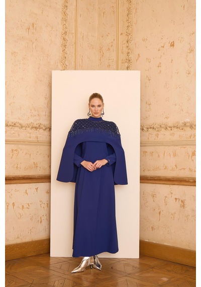 Senna Elına Dress Lacivert Lacivert