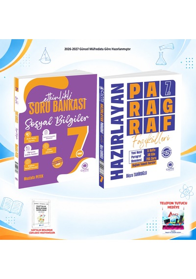 Çanta Yayınları 2026-2027 7. Sınıf Tüm Dersler 2 Kitap Sos Soru/paragraf Set