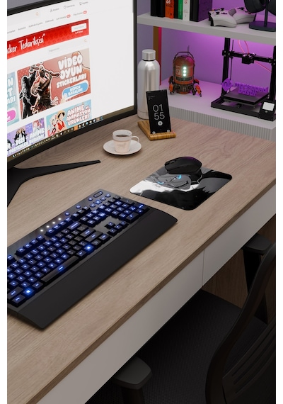Bleach Anime V5 - 22x18 Gaming Kauçuk Kaymaz Taban Mouse Pad Fare Altlığı
